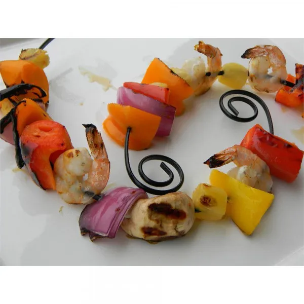 receta Brochettes d'ananas