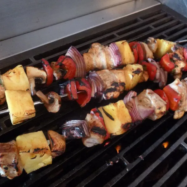 recetas Brochetas De Pollo A La Naranja