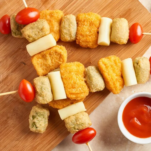 recetas Brochetas De Pollo Y Brócoli