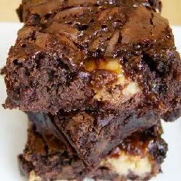 receta Brownies De Barra De Caramelo