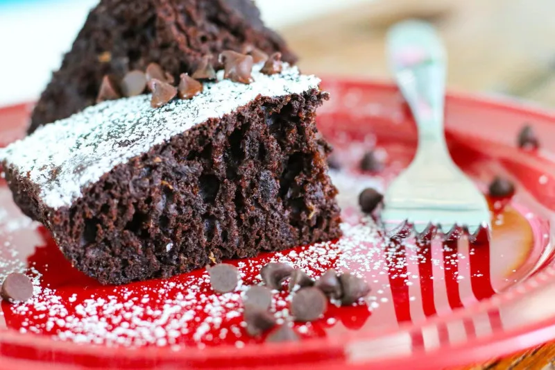 recetas Brownies De Calabacín Con Chispas De Chocolate