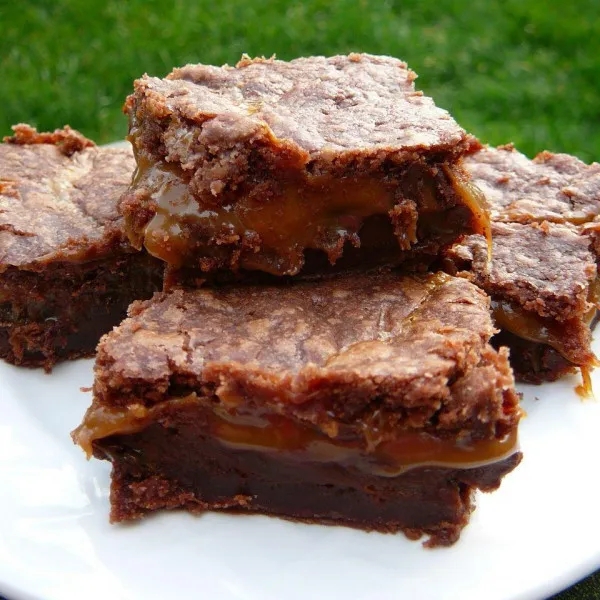 recetas Brownies De Chocolate Y Caramelo