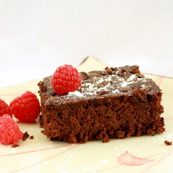 receta Brownies aux haricots noirs