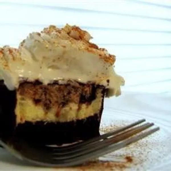 recette Brownies au cheesecake à la menthe et au moka