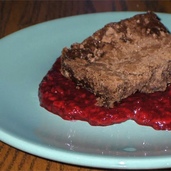 recetas Brownies De San Valentín De Lesley Con Coulis De Frambuesa