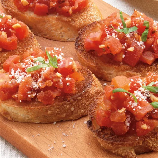 receta Bruschetta Fácil De RED GOLD®