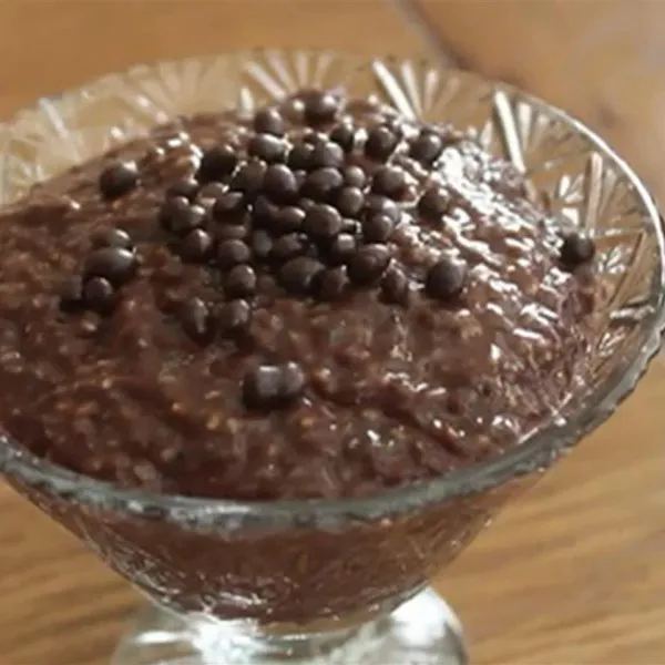 receta Pudding au chocolat et chia du chef John's