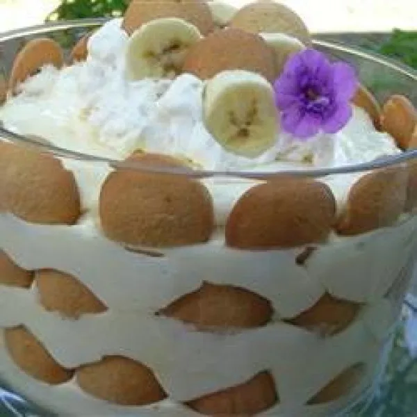 receta Banana Pudding V