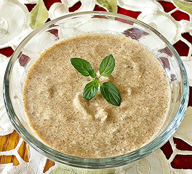 receta Banana Chia Pudding