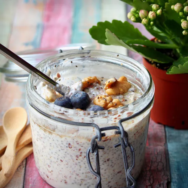 przepisy Grecki pudding jogurtowy z chia