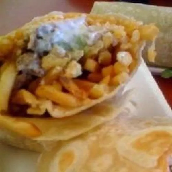 receta Burritos Carne Asada Ã  la californienne avec frites