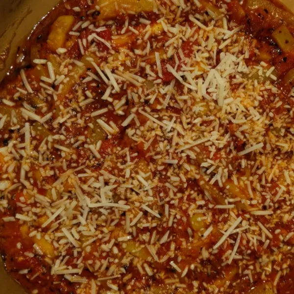 receta Courgettes au parmesan avec sauce tomate