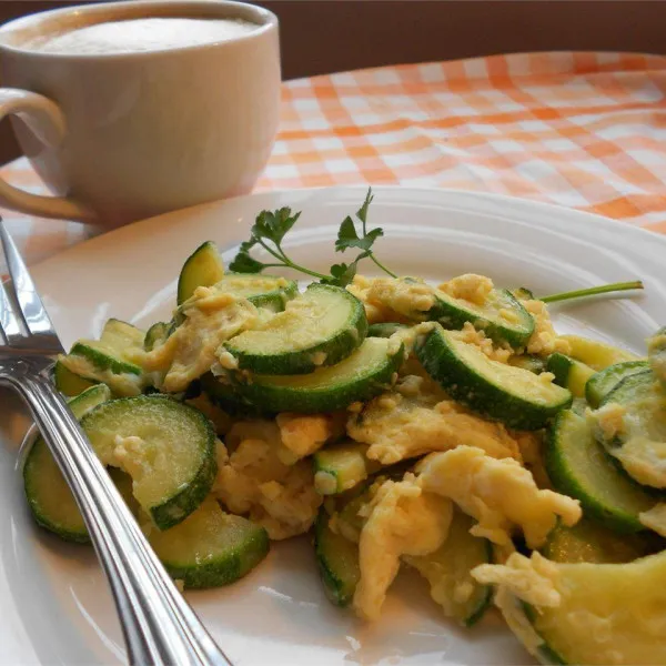 receta Courgettes et Oeufs