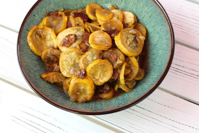 przepisy Stewed Yellow Summer Squash