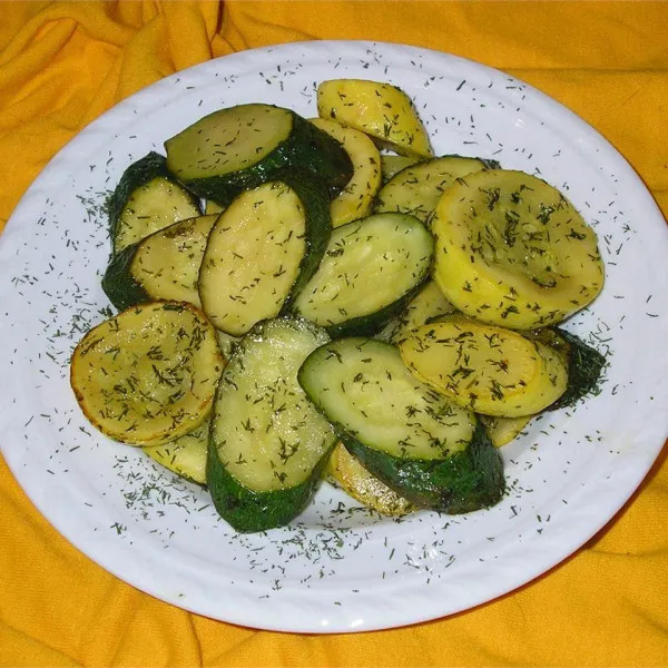 receta Courge au beurre et à l'aneth