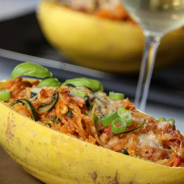 receta Paleo Spring Spaghetti Squash