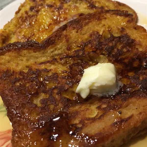 receta Toast à la citrouille Français