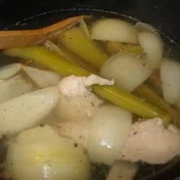 receta Bouillon de poulet de grand-mère Egan