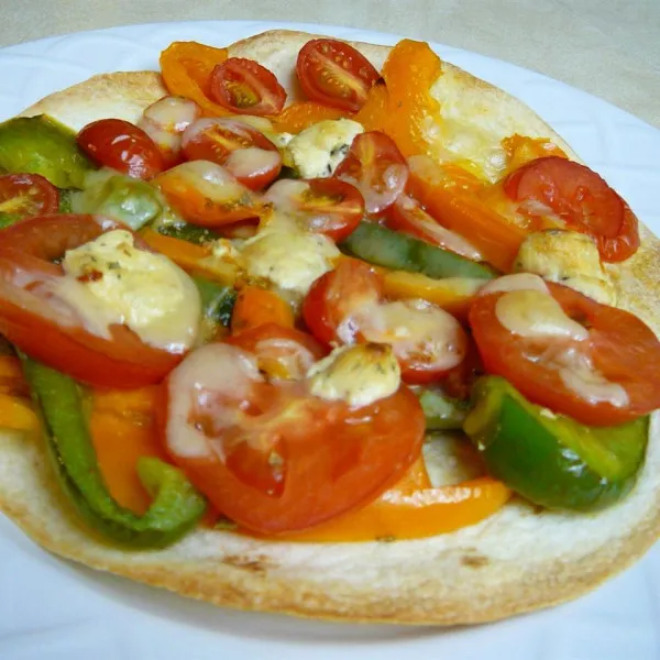 receta California Tortilla Pizzas