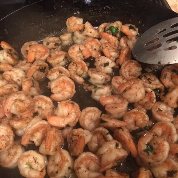 receta Tequila Lime Shrimp