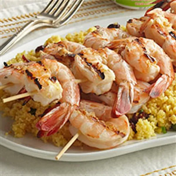 recetas Camarones Con Cuscús Frutado