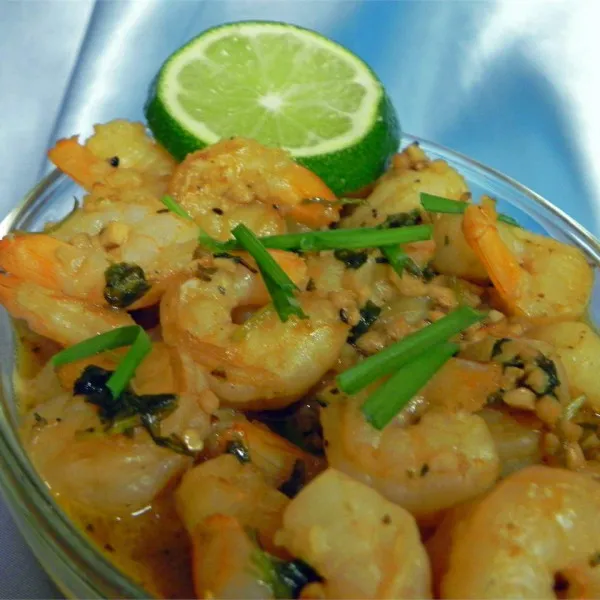 receta Crevettes TÃ©quila