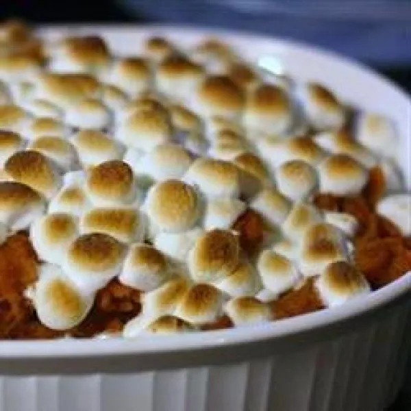 przepisy Kandyzowane Słodkie Ziemniaki Z Marshmallows