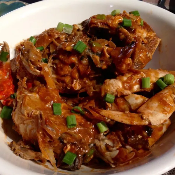 receta Crabe de Singapour chilien