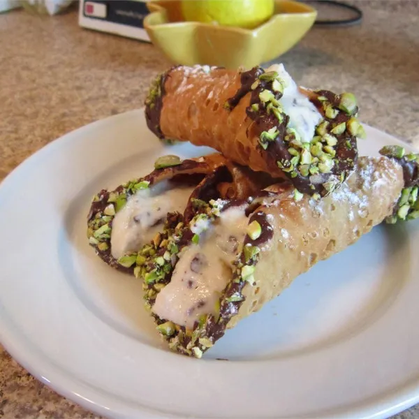 receta Cannoli Aux pépites de chocolat