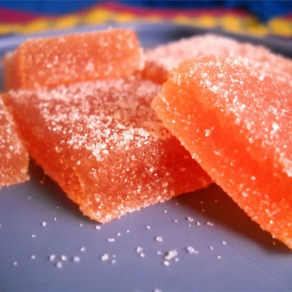 receta Peach Gelee Candy