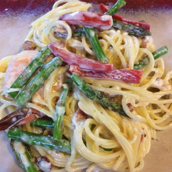 przepis Carbonara Fettuccine