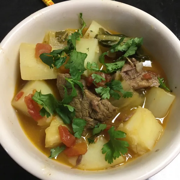 recetas Carne Asada Al Curry Rojo En Olla De Cocción Lenta