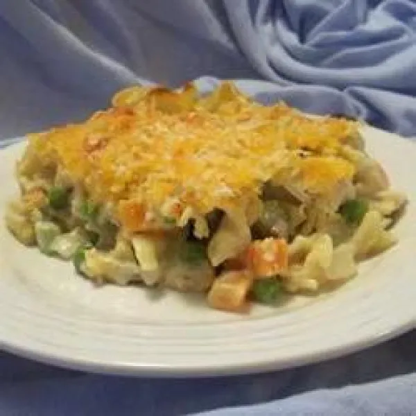recetas Cazuela Abundante De Pollo Y Fideos