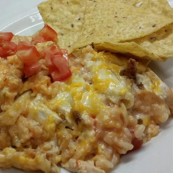 receta Poulet Riz Casserole et sauce