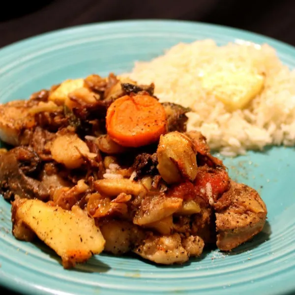 receta Mystery Pork Casserole