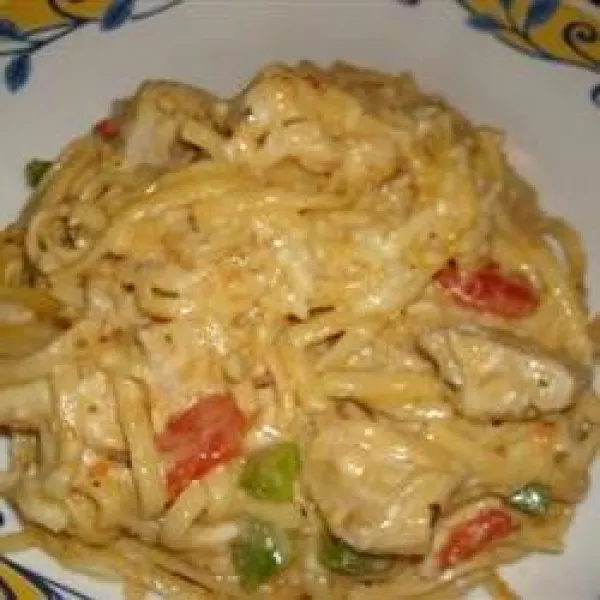 receta Cazuela De Espaguetis Con Pollo I