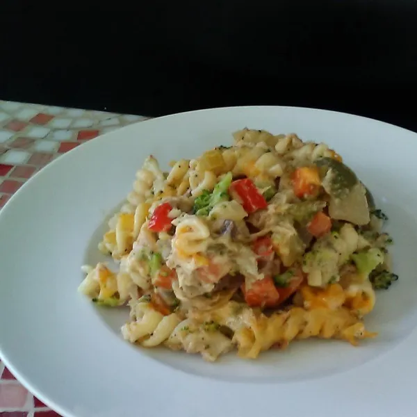 receta Casserole de nouilles au thon et au brocoli