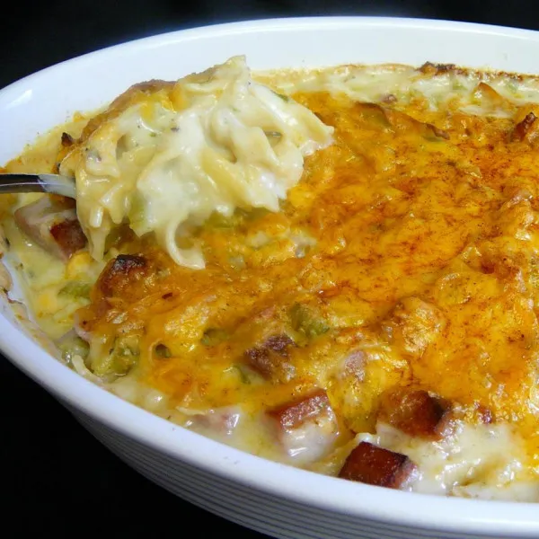 receta Casserole de poulet et jambon