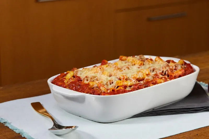 receta Cazuela Fácil De Albóndigas Cubiertas Con Queso