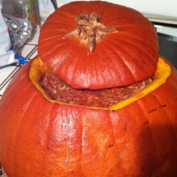 receta Cena En Una Calabaza II