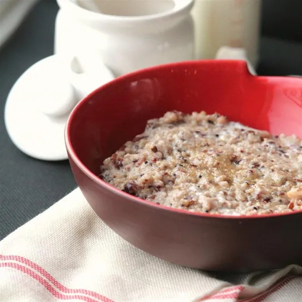 receta Céréales chaudes pour petit déjeuner sans gluten