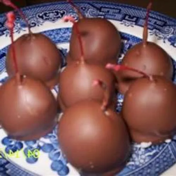 receta Cerezas Cubiertas De Chocolate II