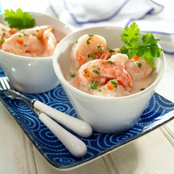 receta Ceviche De Camarones Al Coco