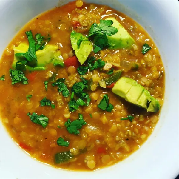 receta Chili Lentil