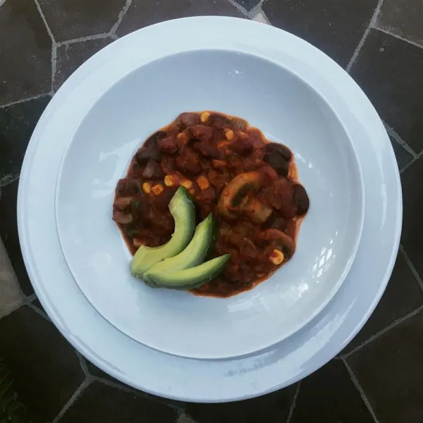 receta Chili Taco Vegano