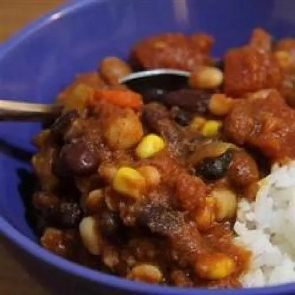 receta Chili végétarien Rae's