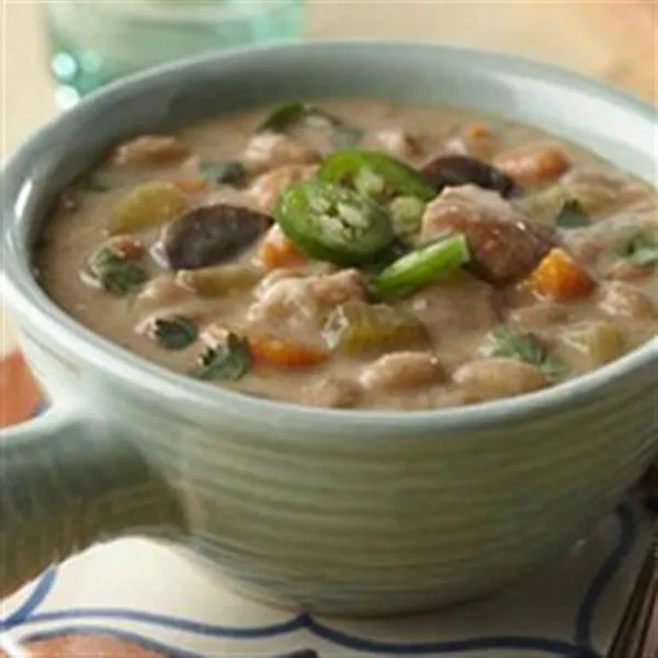 receta Chili Blanco De Pollo Con Salsa Verde