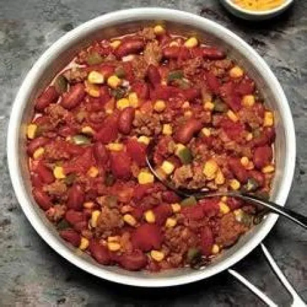 receta Chili Con Salchicha Y Maíz