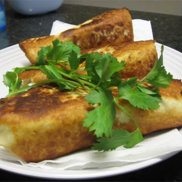 Chimichangas de pollo