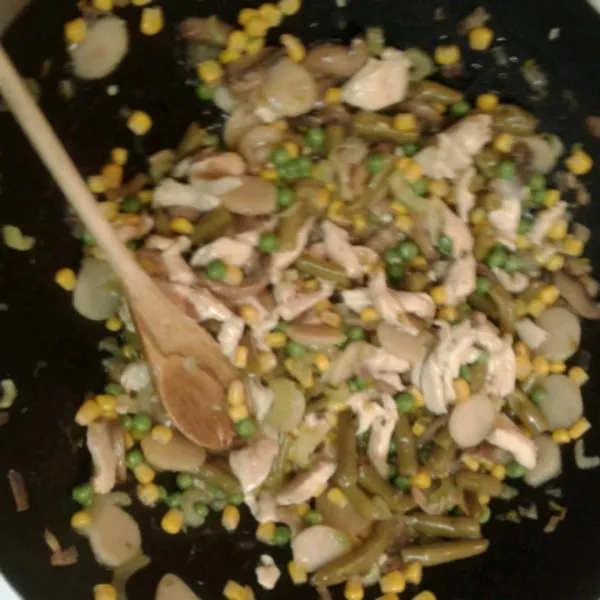 receta Chow Mein au poulet